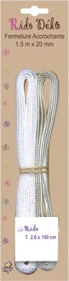 Image de Bande auto-agrippante adhésive polyamide, blanc