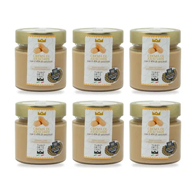 Produktbild von TubeORIGINAL Erdnusscreme mit 45 % Erdnüssen – 6er-Pack (6 × 250 g)