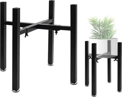 Produktbild von Verstellbare Metall-Durchzugstange für Pflanzenbehalter, 24-36 cm Höhe, für Pflanzen in Metallgefäßen, 20-35 cm Außenabmessung