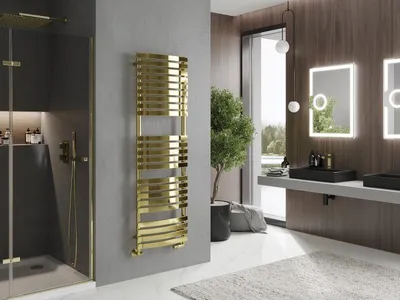 Obrázek produktu pro Mexen Bachus koupelnový radiátor 1600 x 500 mm, 679 W, zlatý - W109-1600-500-00-50