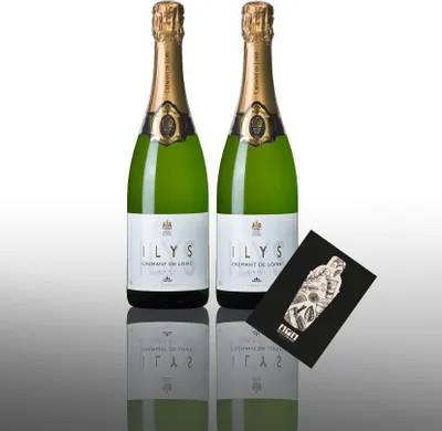 Produktbild von Ilys Brut 2er Set Cremant de Loire 2x 0,75L (12,5% Vol) Frankreich- [Enthält Sulfite]