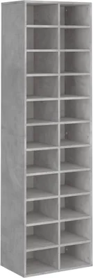 Obrázok produktu pre vidaXL Skriňa na topánky Concrete Grey 54x34x183 cm Drevo Materiál