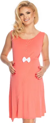 Produktbild von PeeKaBoo Umstandsnachthemd für Damen Monotonous koralle S/M