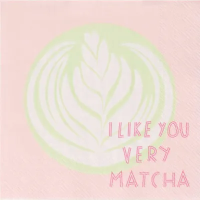 Produktbild von Cocktailserviette "I like you very Matcha"