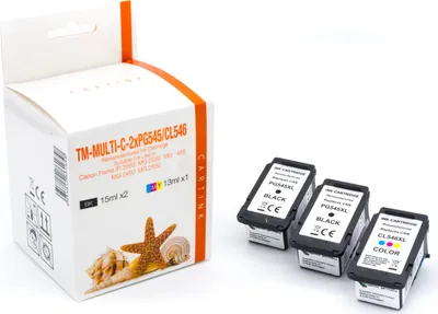 Produktbild von Multipack Tinte/Tintenpatrone 4.3-8287B005 kompatibel mit Canon 8287B005 [ CL546 ]