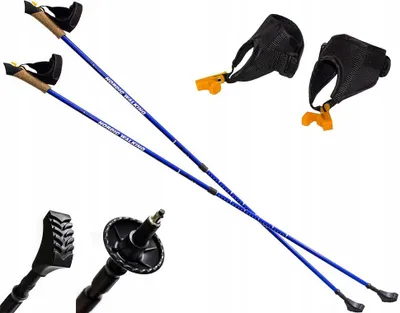 Produktbild von Nordic-Walking-Stöcke Nw607 Nils Extreme 87-140 cm Teleskopisch Ergonomisch