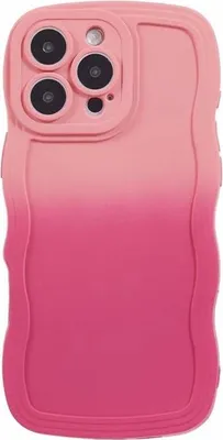 Obrázok produktu pre Puzdro pre Apple iPhone 16 Pro Max - Zadný kryt Phonesta Wavy Gradient Silikónový - Ružová