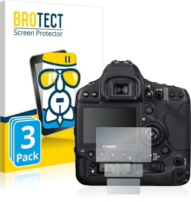 Produktbild von 3x BROTECT Schutzglas für Canon EOS 1D X Mark III Schutzfolie Panzer Folie Glas Display Schutz klar