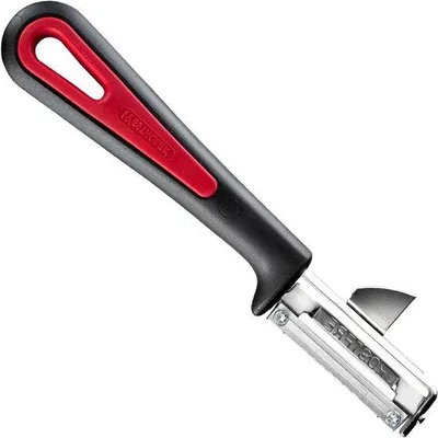 Image de Coupe-pâte avec couteau et emporte-pièce, noir/rouge, en acier inoxydable