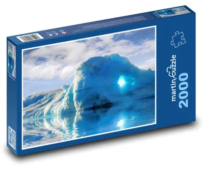 Obrázek produktu pro Puzzle 2000 Ledovec na klidném moři - martinpuzzle