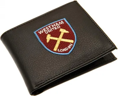 Produktbild von West Ham United FC - Vyšívaná peněženka TA599 (Jedna velikost) (Černá)