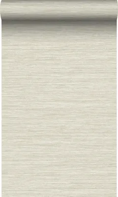 Produktbild von Origin Wallcoverings Tapete Gewebeoptik Hellbeige 53 cm x 10.05 m