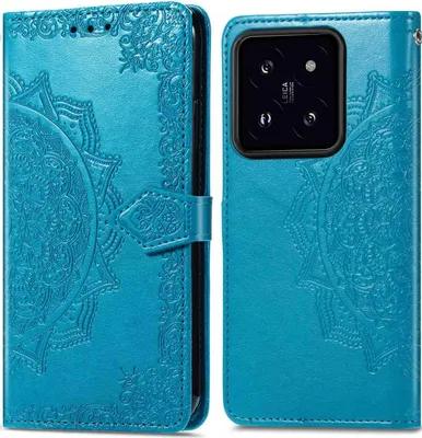 Immagine prodotto di Custodia a libro imoshion Mandala Xiaomi 14 - Turchese