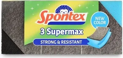 Obrázek produktu pro Houbičky na nádobí Spontex - tvarované, 3 ks