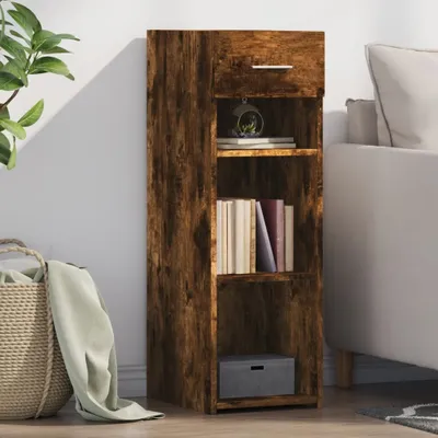 Immagine prodotto di vidaXL Credenza rovere affumicato 30x42,5x93 cm materiale a base di legno