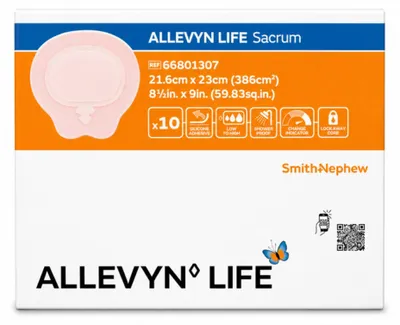 Obrázok produktu pre Allevyn Life Sacrum gr.21,6x23cm Silik.Schaumverb. 10 ks