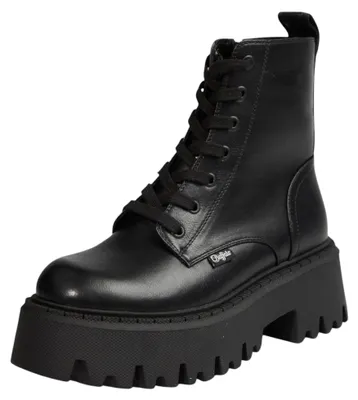 Produktbild von Buffalo Damen Elegante Stiefelette Aspen Lace UP Mid PD00018471 Schwarz