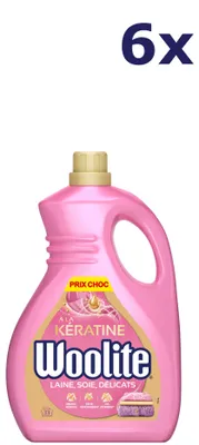 Produktbild von 6x Woolite Flüssigwaschmittel – 330 ml – Wolle & Seide