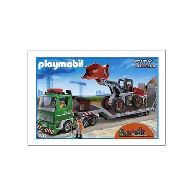 Produktbild von PLAYMOBIL 5026 Tieflader mit Radlader