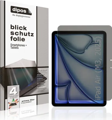 Produktbild von Blickschutzfolie für Apple iPad Air 13 Zoll M3 7. Gen 2025 matt Schutzfolie Folie Display Schutz dipos