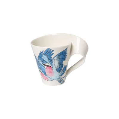 Produktbild von Villeroy & Boch NewWave Caffè Lilac Breasted Roller Becher mit Henkel (Geschenkkarton)