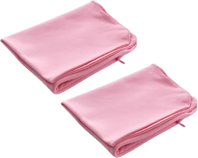 Produktbild von Ergonomische Kissenbezüge für Nackenstützkissen, 40 x 25 x 10 cm, Waschbar, Atmungsaktiv, Weiche Baumwolle