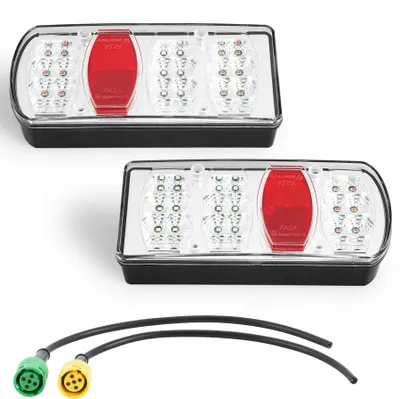 Immagine prodotto di Fanale posteriore a LED per rimorchio, 12/24 V, set di illuminazione a 7 funzioni