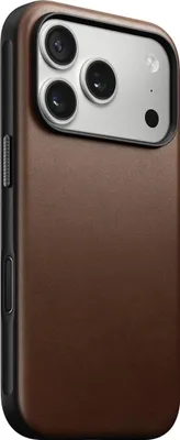 Immagine prodotto di Custodia Nomad Modern in pelle, marrone - iPhone 17 Pro