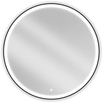 Zdjęcie produktu dla Mexen Esso lustro łazienkowe podświetlane, okragłe 100 cm, LED 6000K, antypara, rama czarna - 9825-100-100-611-70
