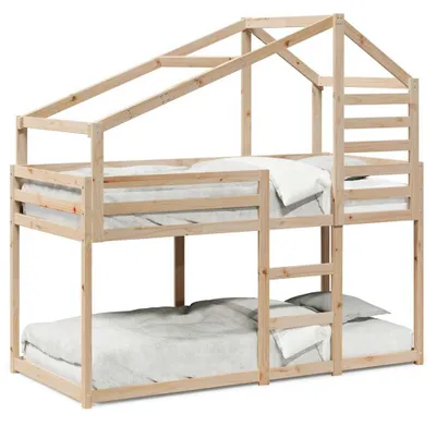 Immagine prodotto di vidaXL Letto a castello senza materasso 90x200 cm in legno di pino massiccio