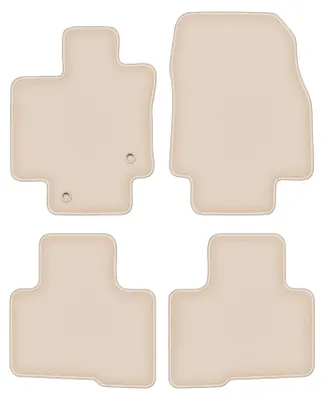 Produktbild von DURBAN Beige Velours-Fußmatten-Set für Toyota Highlander IV SUV (2021-)