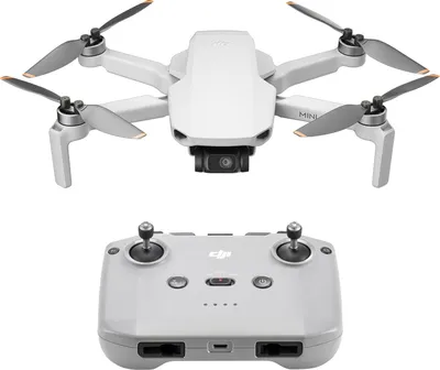 Produktbild von DJI Mini 4K, 4 Rotoren, 12 MP, 3840 x 2160 Pixel, 16 m/s, 2250 mAh, Grau
