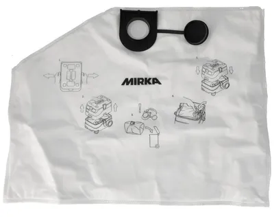 Image de Sacs à poussière en non-tissé pour l'aspirateur MIRKA DEXOS 1217 M AFC (5 pièces)