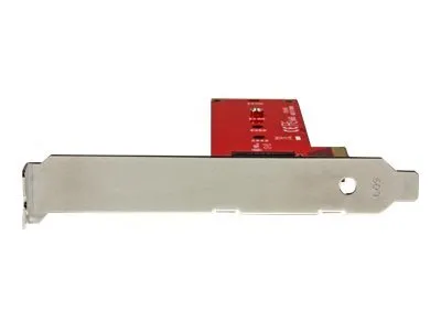 Zdjęcie produktu dla StarTech.com PEX4M2E1, PCIe, M.2, Pełna wysokość/niski profil, PCI 3.0, Czerwony, 8 Gbit/s