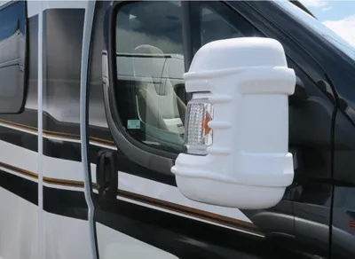 Image de Coques Bumper De Protection Pour Rétroviseur Ducato, Boxer Et Jumper à Partir De 2007 - Blanc - Milenco