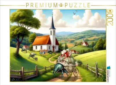 Produktbild von CALVENDO Puzzle Hochzeitswonnemonat | 2000 Teile Lege-Größe 90x67cm Foto-Puzzle für glückliche Stunden