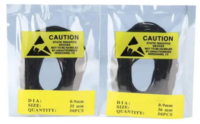O-Ring-Horlogepackung, Gummi, 500 Stück, 0,9 mm, für Uhrenrückdeckel