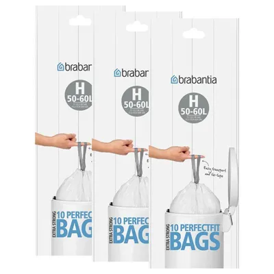 Produktbild von 3x Brabantia Smartfix 50 l (H), 10 Müllbeutel
