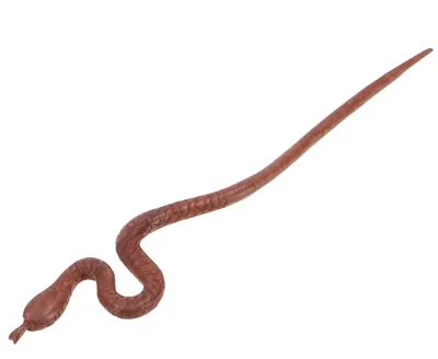 Produktbild von Holz Haarstab, Ethno Haarspange - Schlange/hell, Braun, Haarspangen, Haarschmuck