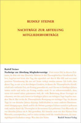 Image de Nachträge zur Abteilung Mitgliedervorträge