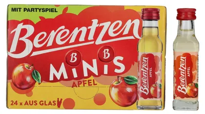 Produktbild von Berentzen Apfel Minis 18% Vol. 24x0,02l