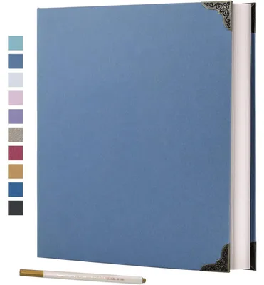Productafbeelding van Zelfklevend fotoalbum, 60 pagina's, hardcover, hemelsblauw, 23x27 cm