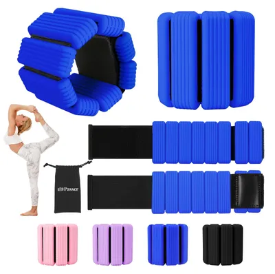 Productafbeelding van Gewichtsmouwen voor armen en benen, 2 stuks van 0,5 kg, verstelbaar, voor fitness