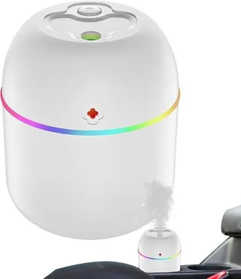 Obrázek produktu pro Osobní stolní zvlhčovač vzduchu s USB difuzérem, objem 220 ml, dva režimy rozprašování, tichý provoz, malý zvlhčovač vzduchu