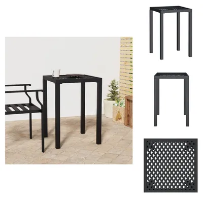 Obrázok produktu pre vidaXL Záhradný stôl antracit 50x50x72 cm oceľ - Záhradné stoly