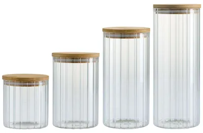 Produktbild von Ritzenhoff & Breker Linea Vorratsgläser-Set 4-teilig