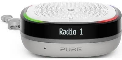 Produktbild von Pure 154504, Tragbar, Digital, DAB+, FM, 3,5 mm, Schwarz, Weiß, Tasten