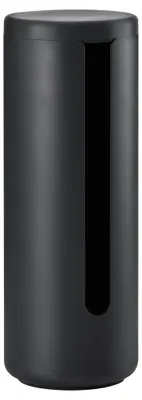 Image de Porte-rouleaux de papier toilette autoportant, noir - Rangement pour 3 rouleaux - 40,5 x 15 cm