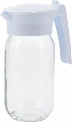 Obrázek produktu pro Džbán Excellent Houseware White Transparent Crystal 1 l