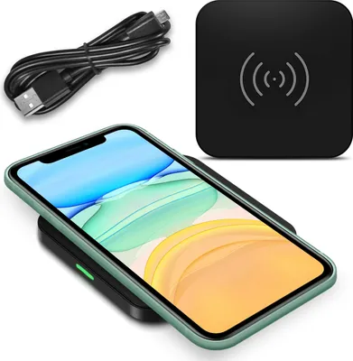 Produktbild von Für QI Wireless Charger Schnell Ladegerät Apple iPhone 11 Kabellos Induktives Laden